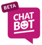 Chatbot Icon weiss beta